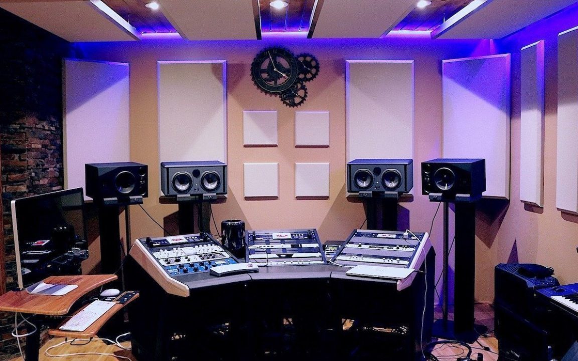 Als Schlagzeuger im Tonstudio, Recording Studio